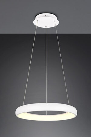 Laagste prijs - Trio Led hanglampCardona wit - Ø 60cm - 349616031