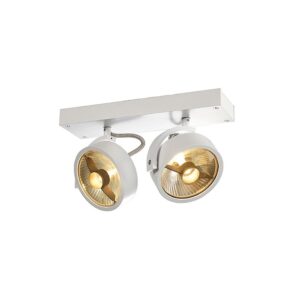 Laagste prijs - SLV Design spotsKalu 2 QPAR111 2-lichts wit - 147311