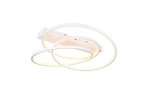 Laagste prijs - Trio Slaapkamer plafondlampDarvin wit - 65cm - 649110131