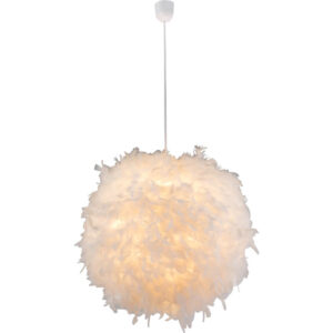 Laagste prijs - Globo Witte hanglampKatunga Ø 60cm - 15058