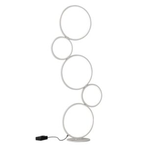 Laagste prijs - Trio Design vloerlampRondo 5-rings wit - 422610531