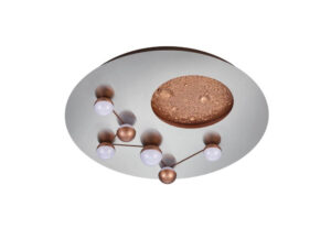 Laagste prijs - Trio Design plafondlampZodiac grijs - 644810107