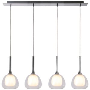 Laagste prijs - Brilliant Glazen eetkamer hanglampHadan - 85574/15