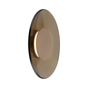 Laagste prijs - Paul Neuhaus Bronze wandlampPure Moon Ø 32cm - 9594-97