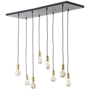 Laagste prijs - Brilliant HanglampDarcia met 8 pendels - 99815/06