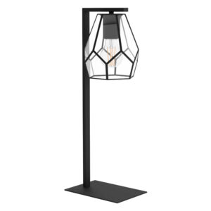 Laagste prijs - Eglo TafellampMardyke zwart met glas - 43646