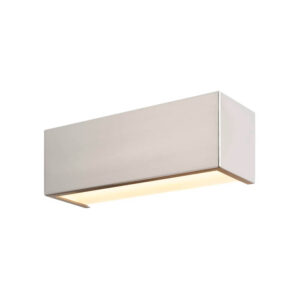 Laagste prijs - SLV Aluminium muurlampChrombo 30cm - 1x Led - 1003317