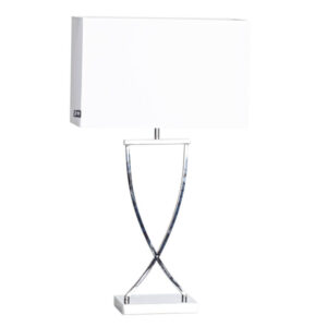 Laagste prijs - By Rydéns TafellampOmega chroom wit - 2820440-5000