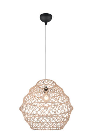 Laagste prijs - Trio Rotan hanglampHive Ø 60cm - R31681036