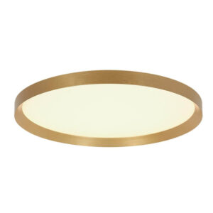 Laagste prijs - Steinhauer Strakke plafondlampFlady goud Ø 50cm - 3686GO