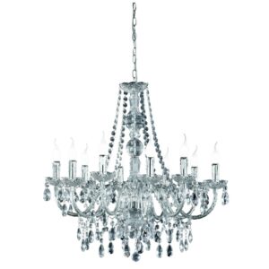 Laagste prijs - Trio KroonluchterLuster Crystal 77cm 10-lichts met kristal - R1170-00