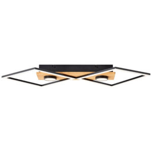 Laagste prijs - Brilliant Houten led plafondlampWoodbridge M - G99756/76