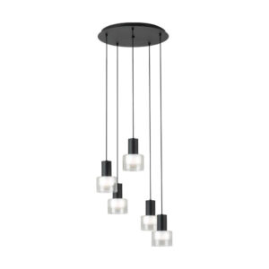 Laagste prijs - Stars of Light Vide hanglampMolineros zwart - led - 39727