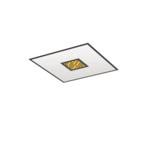 Laagste prijs - Eglo Zwarte led plafonnièreBordonara 60x60 - 900572
