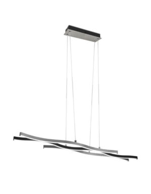 Laagste prijs - Trio HanglampBlaze zwart met metaal - 341210305