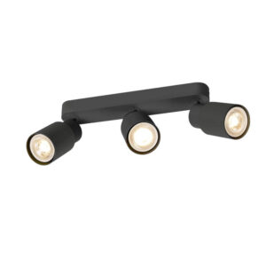Laagste prijs - SLV SpotPuri 2.0 Tube zwart 3-lichts - 1008320