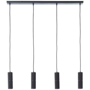 Laagste prijs - Brilliant 4-lichts hanglampMarty zwart - G80052/76