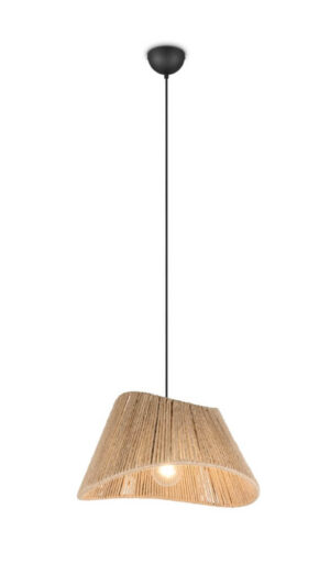 Laagste prijs - Trio Japandi hanglampValerie rotan Ø 52cm - R31881036