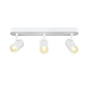 Laagste prijs - SLV OpbouwspotNoblo wit 3-lichts 3000K - 1008711