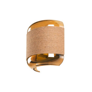 Laagste prijs - SLV Slaapkamer wandlampPantilo Rope goud - 1007595