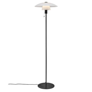 Laagste prijs - Nordlux Moderne vloerlampVerona zwart met wit - 2010884001