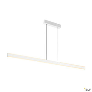 Laagste prijs - SLV Kantoor hanglampOne Linear 2x15w Led 140cm wit - 1006189