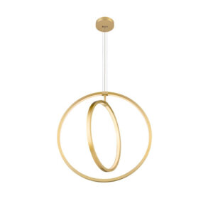 Laagste prijs - SLV Kantoor hanglampOne Vertical led - messing - 1008004