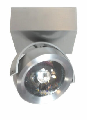 Laagste prijs - Artdelight OpbouwspotDutchess geborsteld metaal - QR 0001 SQ ALU-LED