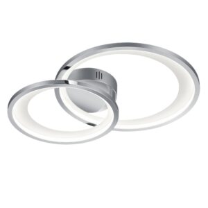 Laagste prijs - Trio Design plafondlampGranada 29watt grijs - 673810206