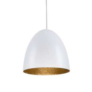 Laagste prijs - Lyora Witte hanglampEgg M Ø 38cm - 9021
