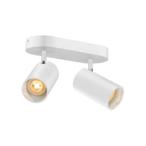 Laagste prijs - SLV 2-lichts opbouwspotAsto Tube wit - 2x GU10 - 1006426