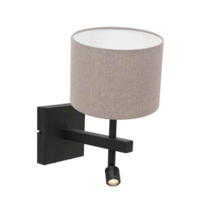 Laagste prijs - Steinhauer Slaapkamer lampStanger met leeslampje - 8203ZW