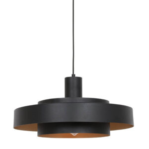 Laagste prijs - Steinhauer Zwarte hanglampFlinter Ø 50cm - 3329ZW