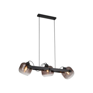 Laagste prijs - Just Light HanglampCup 2.0 3-lichts smoke glas - 15753-18