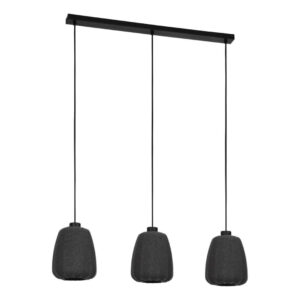 Laagste prijs - Eglo Stoffen 3-lichts hanglampBarlaston - 43962