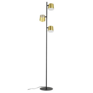 Laagste prijs - Stars of Light Zwart met gouden vloerlampAltamira - 39987
