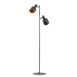 Laagste prijs - ETH Design vloerlampSledge 2-lichts zwart - 05-VL8387-30