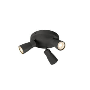 Laagste prijs - SLV Ronde spotPuri 2.0 Dome zwart 3-lichts - 1008340