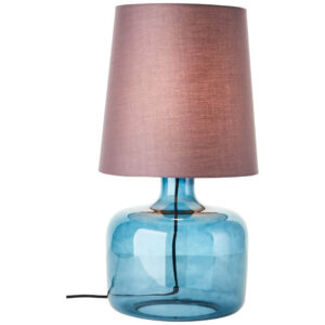 Laagste prijs - Brilliant TafellampHydra blauw met taupe - 94548/03