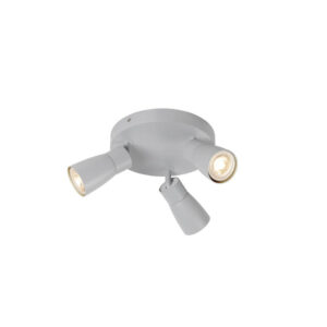 Laagste prijs - SLV Ronde spotPuri 2.0 Dome grijs 3-lichts - 1008343