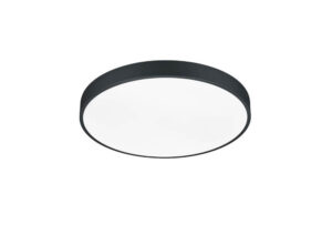 Laagste prijs - Trio Zwarte plafonniereWaco Ø 49cm - 627415032