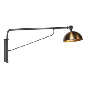 Laagste prijs - Steinhauer WandlampPintino zwart met brons - 4126ZW