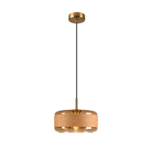 Laagste prijs - SLV HanglampPantilo Rope 27 amber glas - Ø 27cm - 1007599