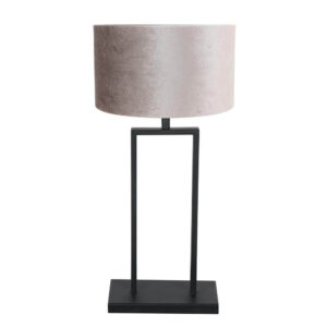 Laagste prijs - Steinhauer Tafellamp 55cmStang met zilvere kap - 3858ZW