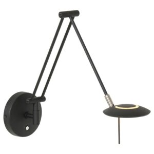 Laagste prijs - Steinhauer Zwarte leeslampZodiac LED voor aan de wand - 2110ZW