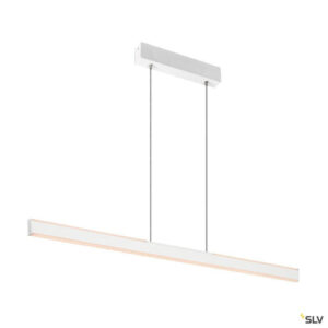 Laagste prijs - SLV Kantoor hanglampOne Linear 2x10w Led 104cm wit - 1006186
