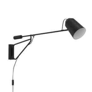 Laagste prijs - Eglo Zwarte leeslampLoreto 1 - 900614