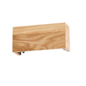 Laagste prijs - Fischer & Honsel Led wandlampShine-Wood 21cm - 30574