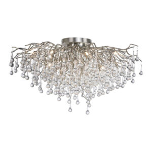 Laagste prijs - Paul Neuhaus KroonluchterIcicle metaal 100cm - 8092-55