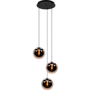 Laagste prijs - Stars of Light Vide hanglampCordoba met roodkoper glas - 390094